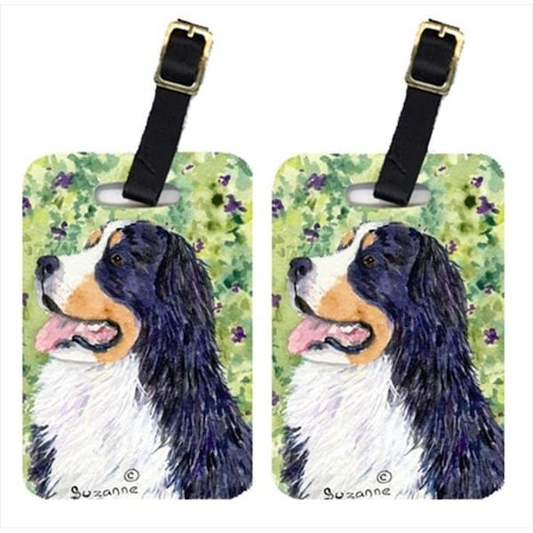 Carolines Treasures Carolines Treasures SS8706BT Bernese Mountain Dog Luggage Tag - Pair 2; 4 x 2.75 In. SS8706BT - main